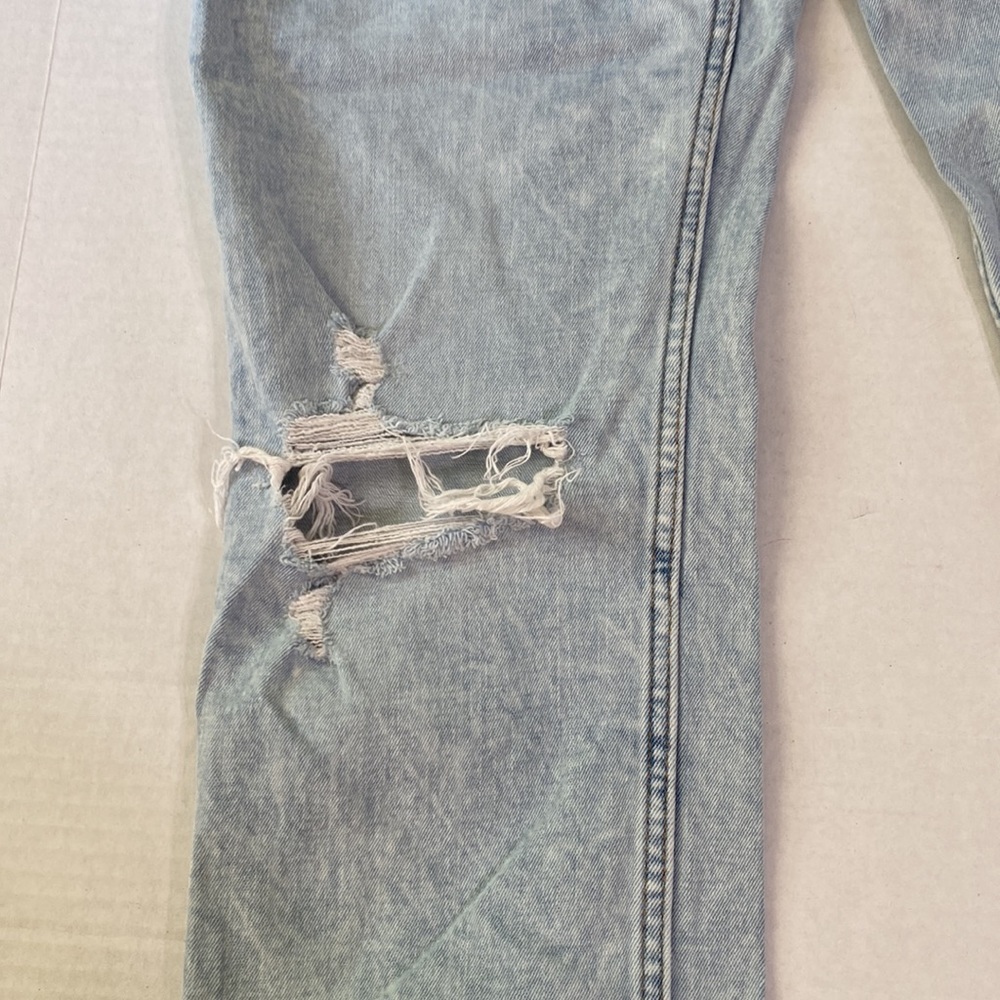 Abercrombie & Fitch Curve Love Ankle Straight Ultra High arise Jeans - Picture 5 of 6